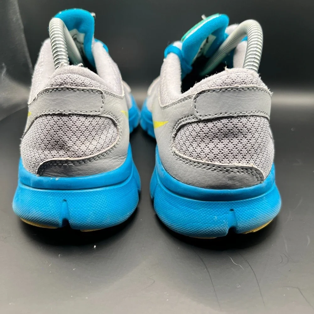 Nike Flex Experience RN 525754-012 Womens 9.5 Running Shoes Gray Blue Sneaker‎